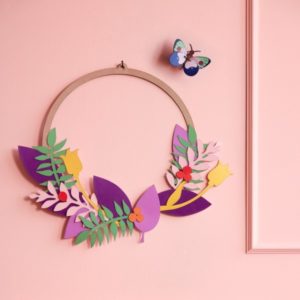 Couronne Blossom Wreath Fleurs Papillon – Studio Roof
