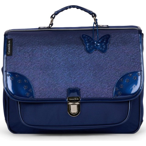 cartable oxford navy caramel et cie